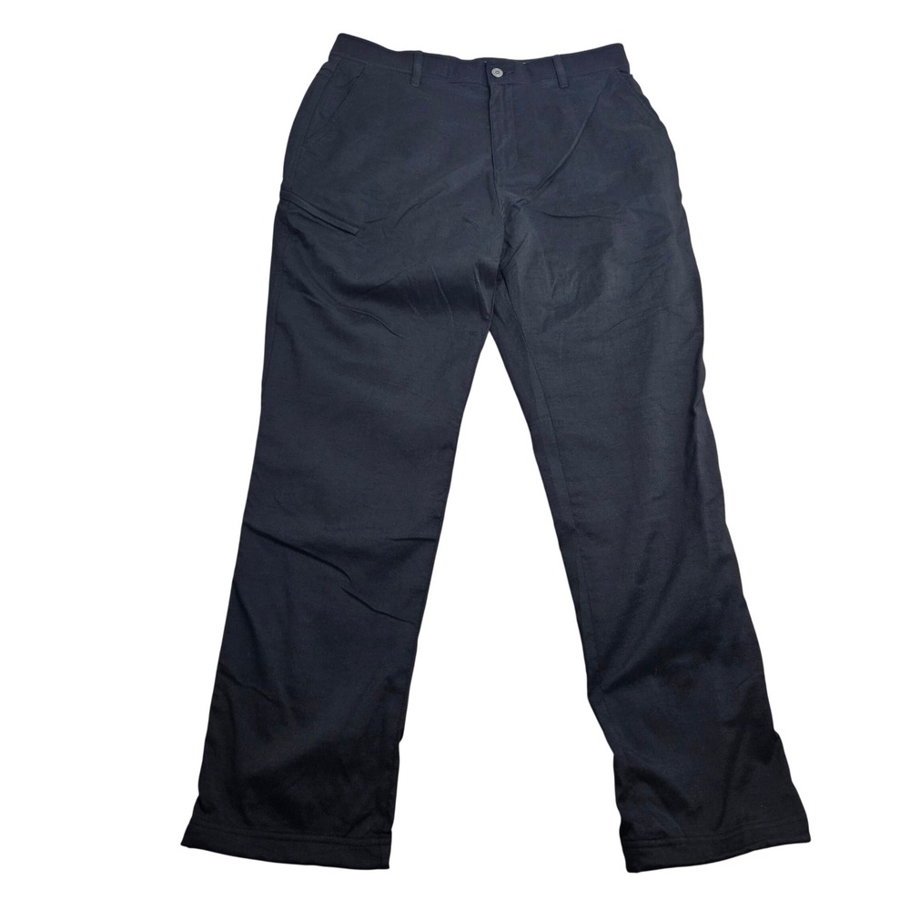 Gerry Technical Hiking Pants Mens 36x34 Black Lined Stretch Utility Straight Leg